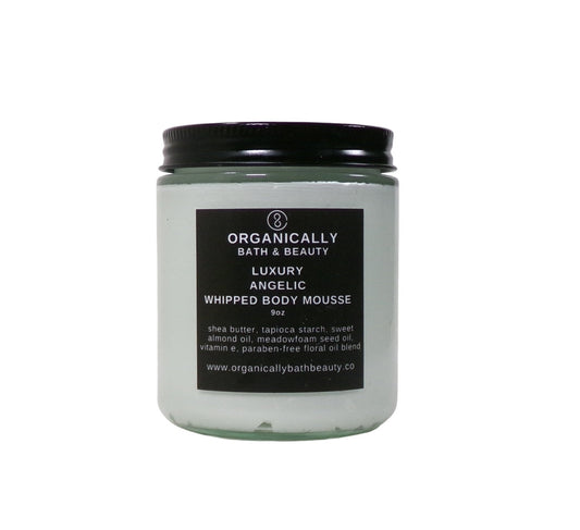 Angelic Luxury Whipped Body Mousse (9oz) - Organically Bath & Beauty