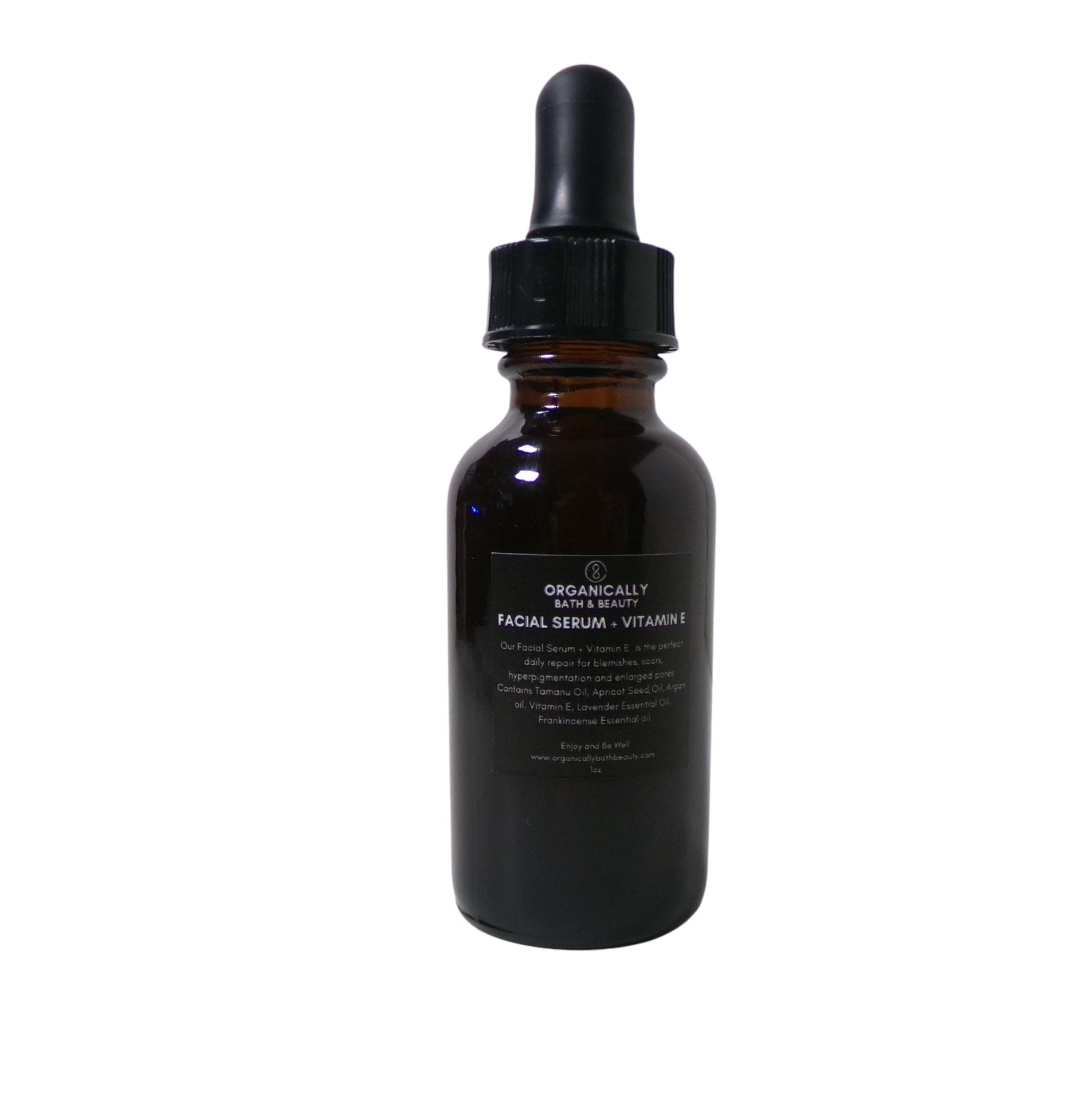 Facial Serum + Vitamin E 1oz Sample - Organically Bath & Beauty