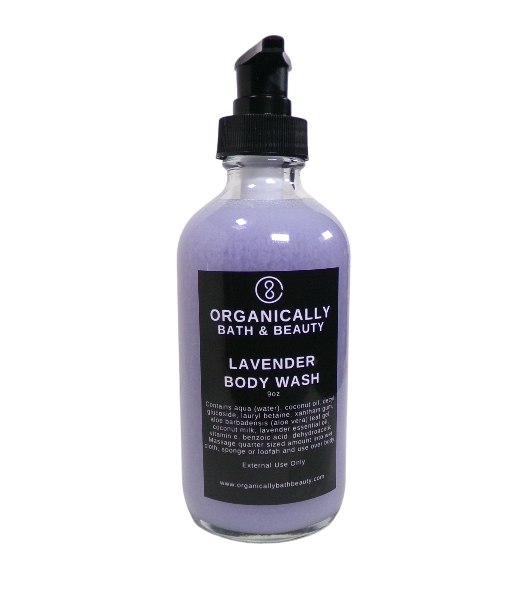 Lavender Body Wash - Organically Bath & Beauty