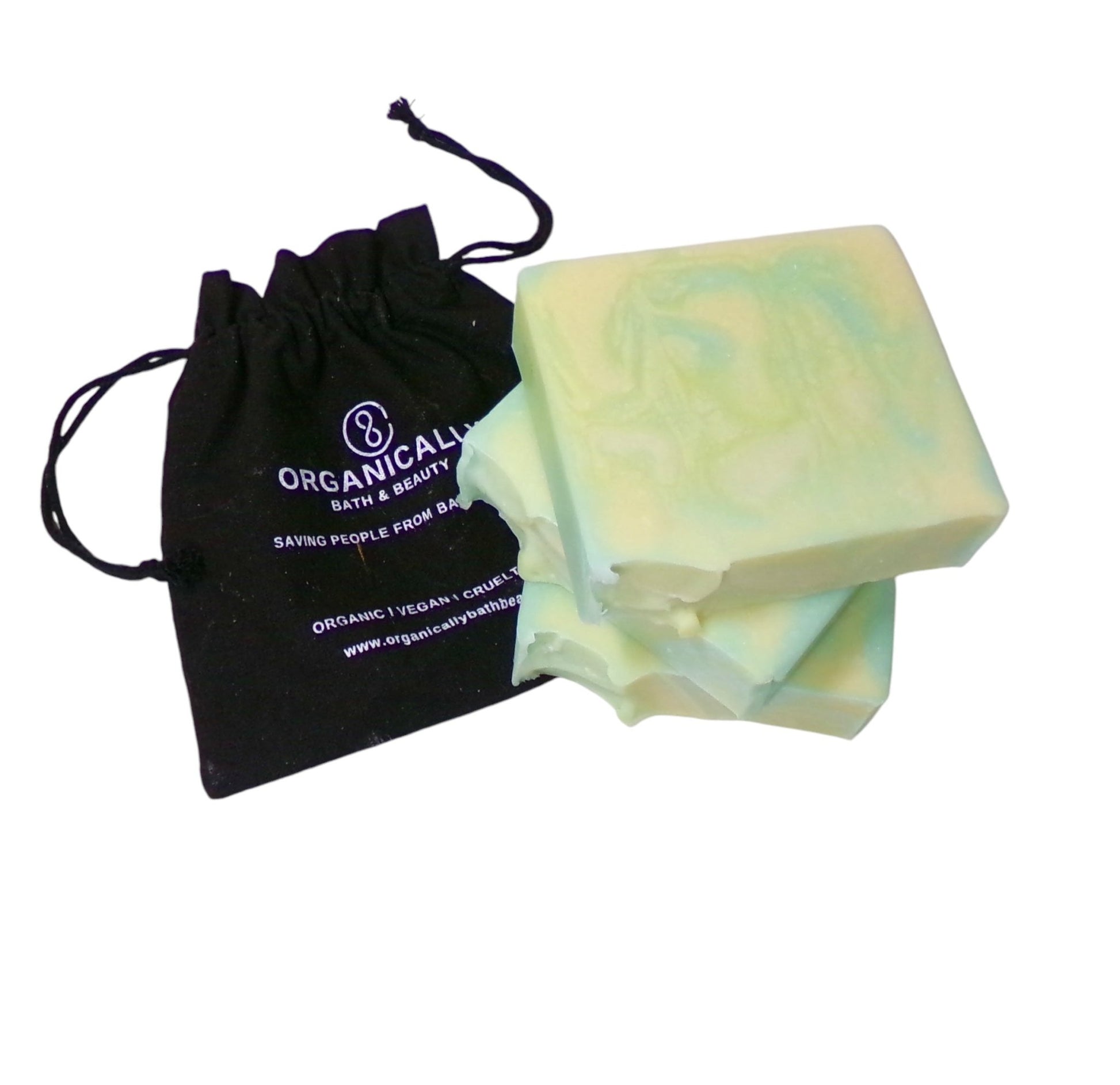 Lemon + Mint Soap Bar - Organically Bath & Beauty