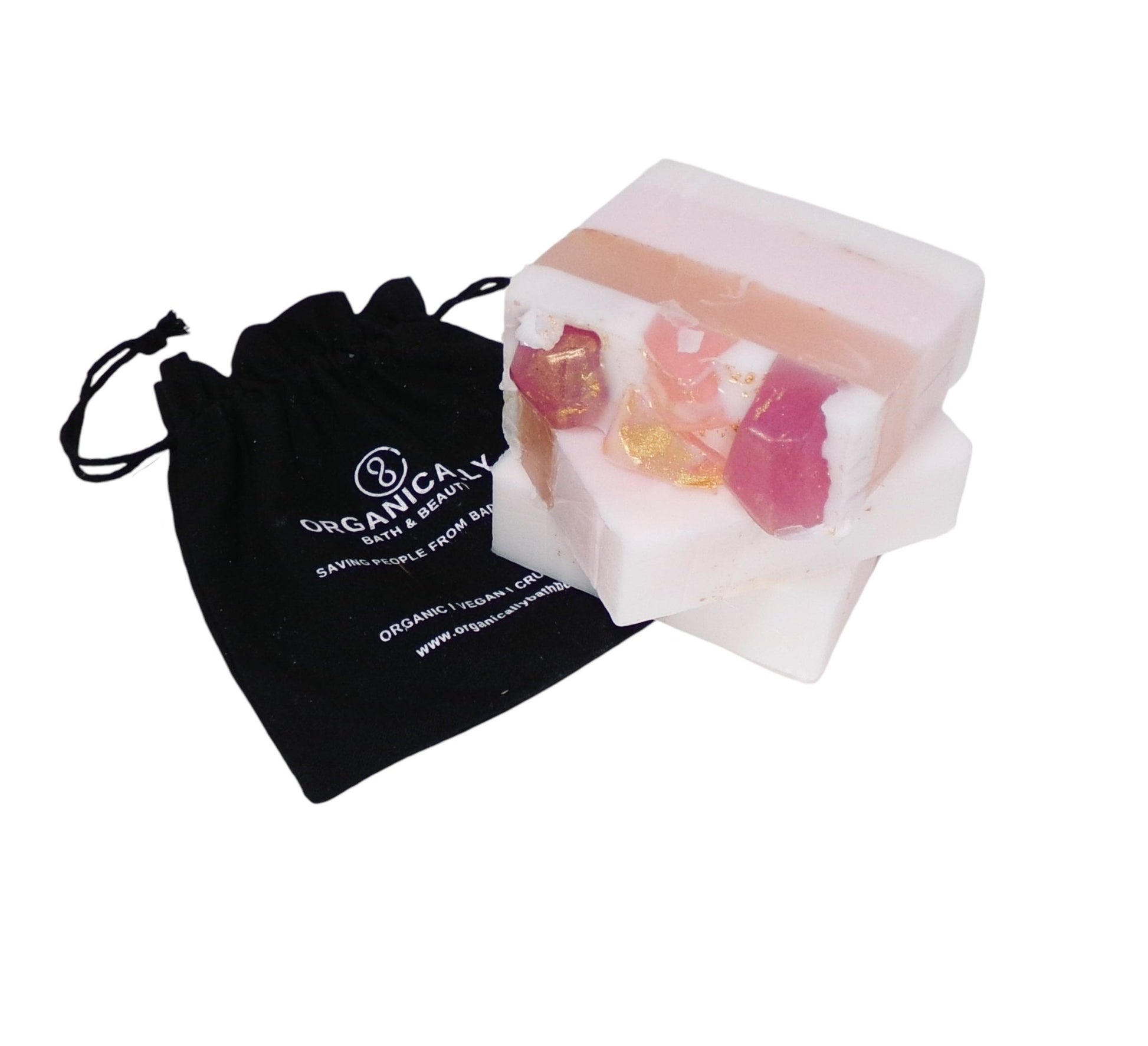 Rose Quartz Soap Bar - Organically Bath & Beauty