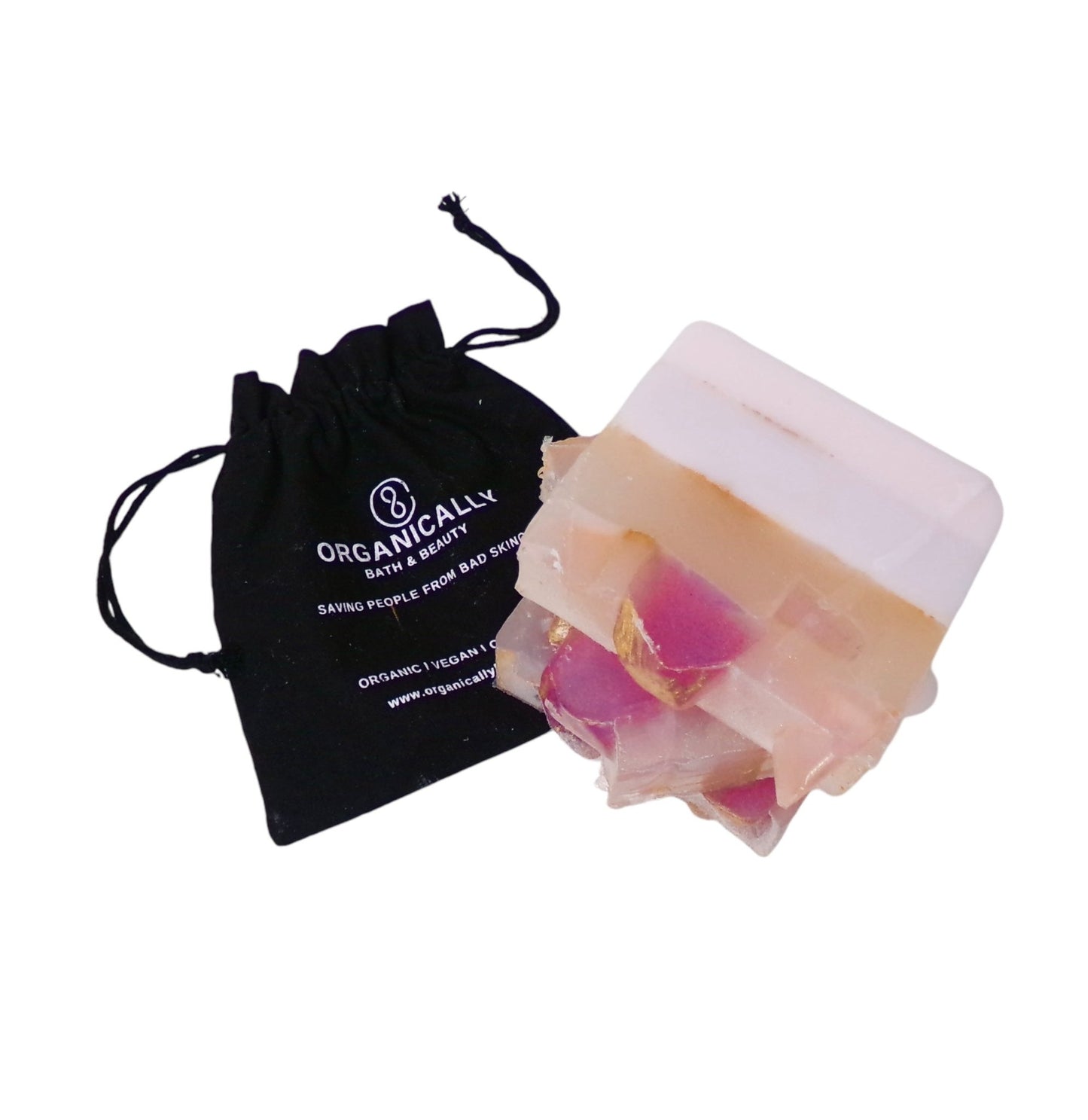 Rose Quartz Soap Bar - Organically Bath & Beauty