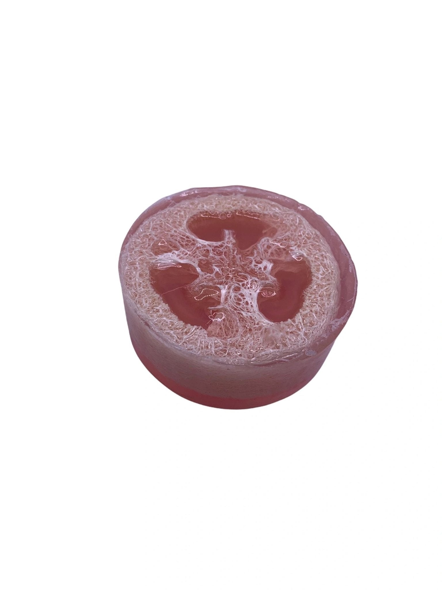 Rose Loofah Soap Bar Organically Bath And Beauty