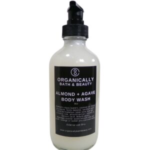 Almond Agave Body Wash packaging front view