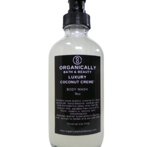 Coconut Creme’ Luxury Body Wash - Organically Bath & Beauty