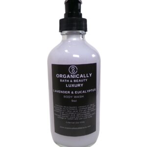 Lavender + Eucalyptus Luxury Body Wash - Organically Bath & Beauty