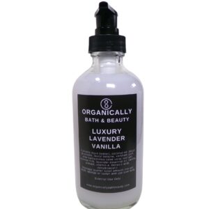 Lavender + Vanilla Luxury Body Wash - Organically Bath & Beauty