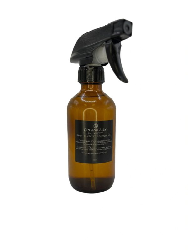 Mint + Eucalyptus Shower Mist - Organically Bath & Beauty