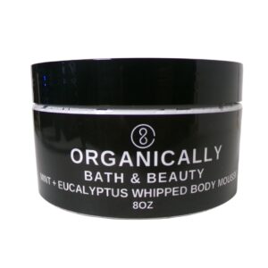 Mint + Eucalyptus Whipped Body Mousse - Organically Bath & Beauty