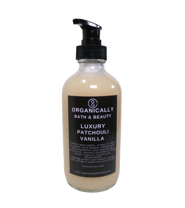Patchouli + Vanilla Luxury Body Wash - Image 2